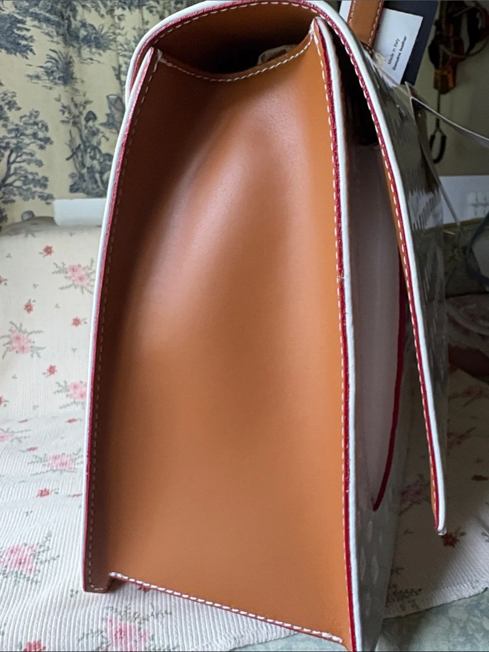 White Arcadia Leather bag